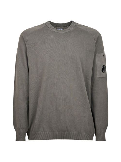 Maglia uomo girocllo antracite CP COMPANY | 20CMKN105A0063230921